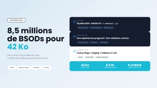 Ecran BSOD Windows illustrant la panne CrowdStrike de 2024